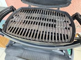 Barbecue Weber Q10 gaz, houses de protection et support