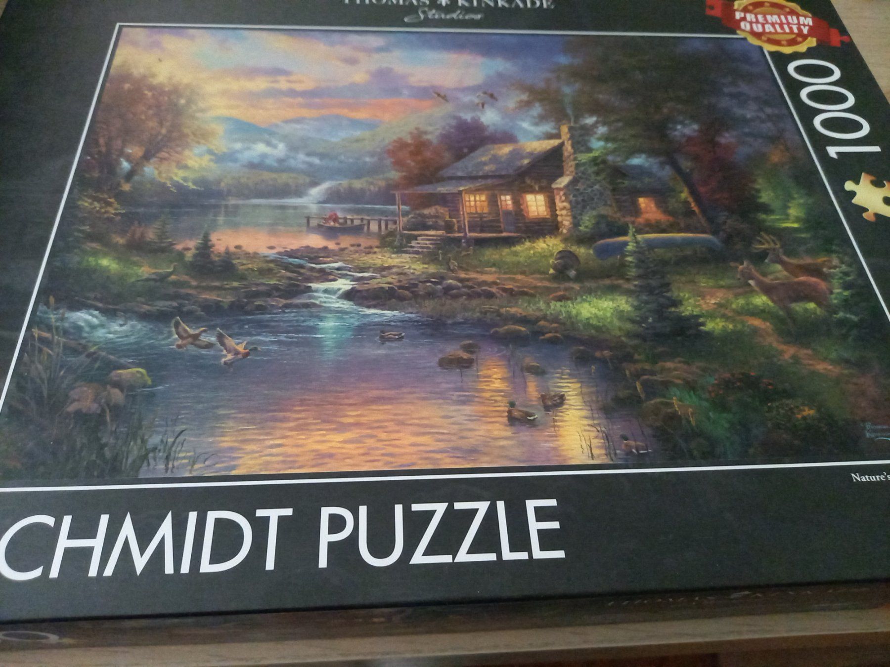 Puzzle: Puzzle 1000 Teile von Thomas Kinkade – Usato da Luzern venduto da titanic68