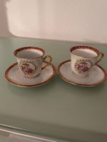 2 , Limoges, Goldrand, handgemalt!