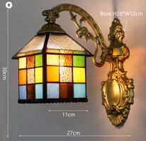Applique murale  lampe Vintage style méditerranéen Baroque