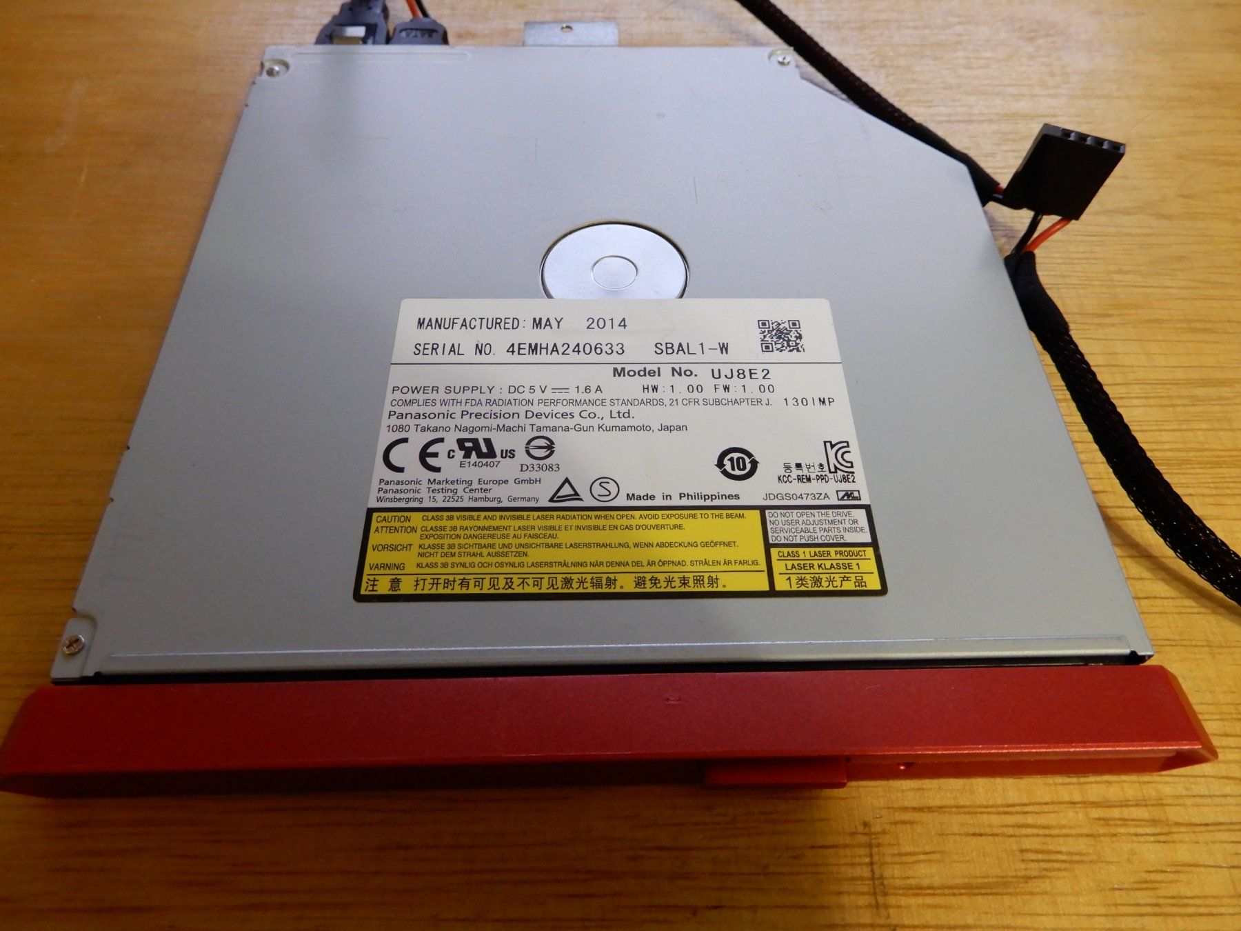 Notebook: Laptop DVD+-RW UJ8E2 – Usato da Worben venduto da MaKo3252