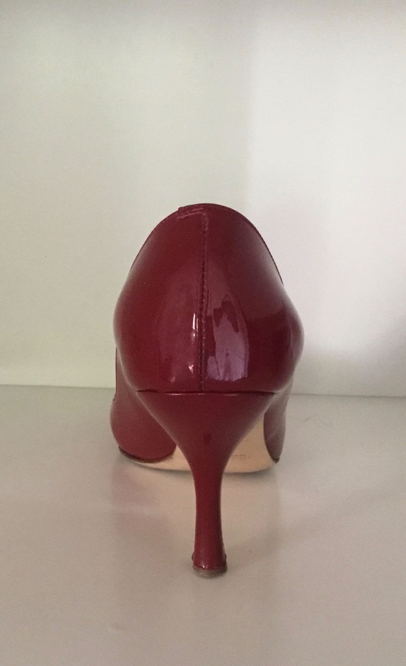 Jil Sander Scarpe da donna: Jil Sander red burgundy pumps 37.5 – Usato da Basel venduto da 18Inspiration 3