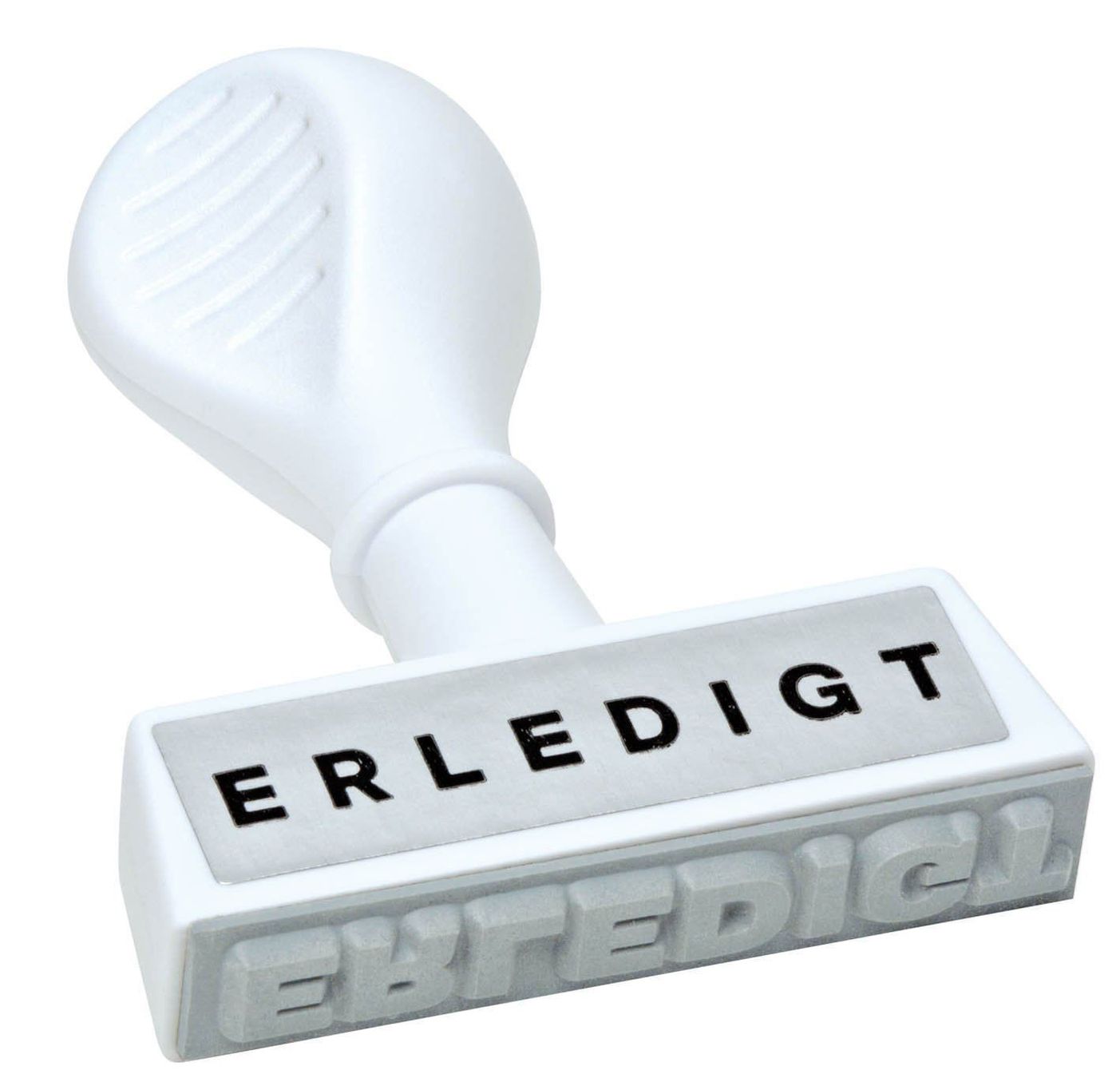 Timbri: Stempel ERLEDIGT, Abdruckbreite 45 mm – Nuovo e nell'imballaggio originale da St. Gallen venduto da cointec 1