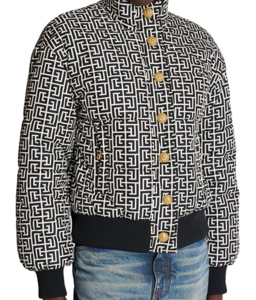 Balmain Giacche: Veste Balmain doudoune à monogramme Balmain, neuve, T. 38. – Nuovo e nell'imballaggio originale da Neuchâtel venduto da wikit