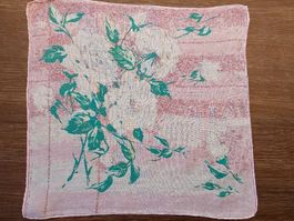 Taschentuch Motiv Rose rosa