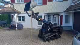 Raupenfahrzeug  Trax  Holzhäcksler  Spaltmaschine   Hoflader