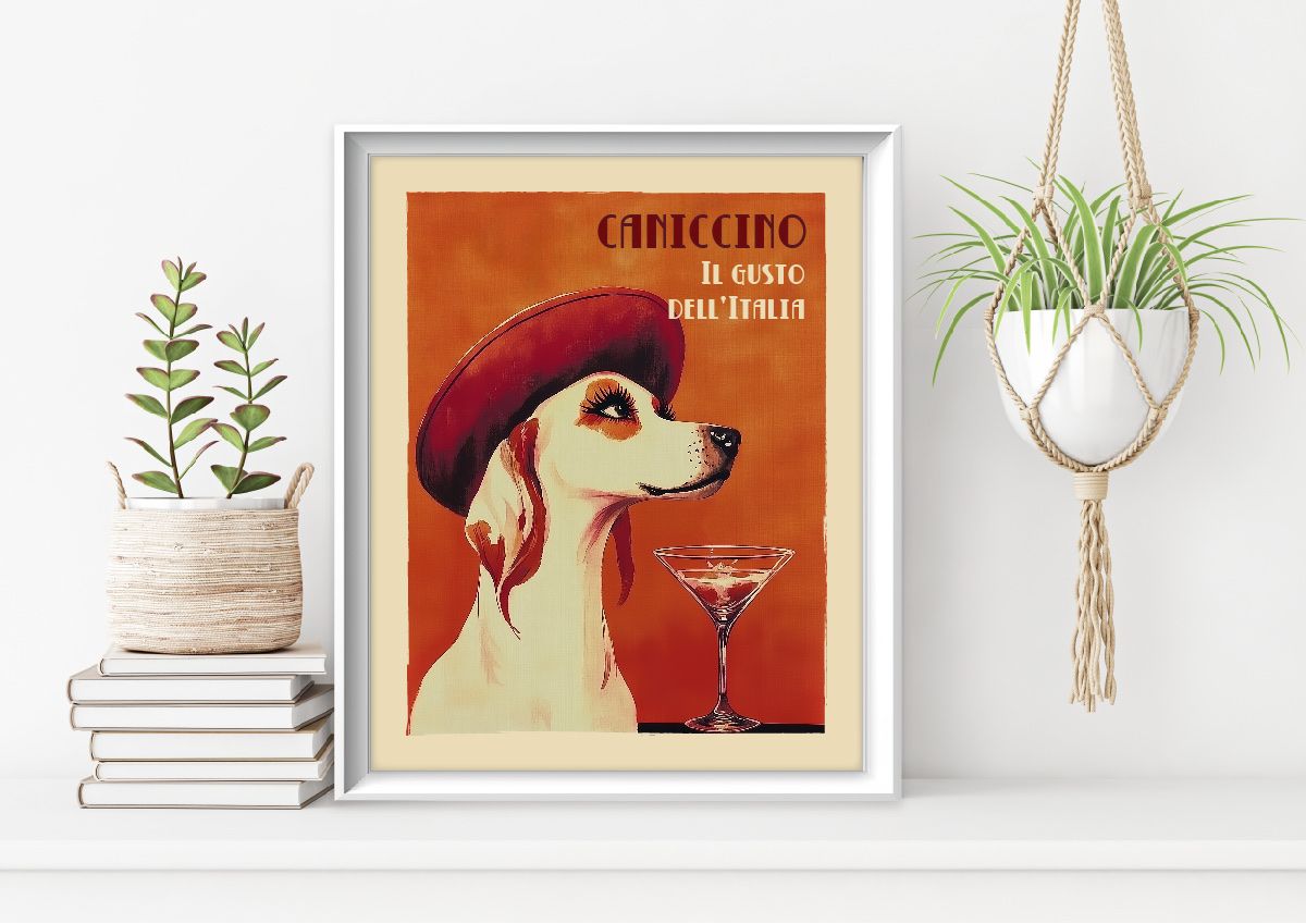 Foto & Immagini: Martini Bild "Caniccino", gerahmt, 40x50cm – Nuovo (secondo la descrizione) da Beinwil am See venduto da SybilleStuff