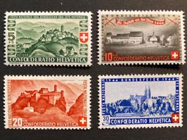 Pro Patria 1944 - komplette Serie ** (ZNr 22, 23, 24, 25)