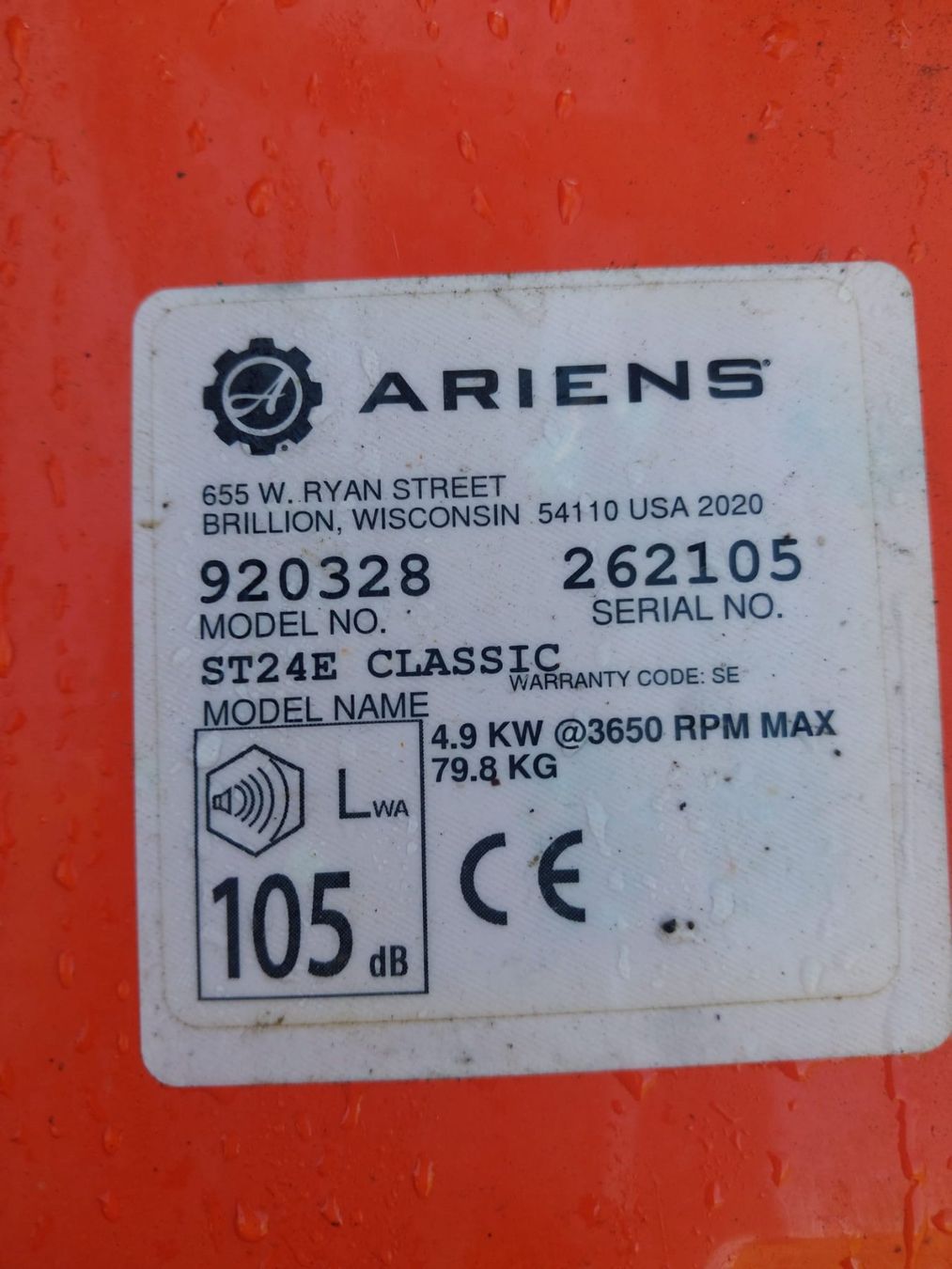 Alle Maschinen: Ariens Schneefräse ST24E – Gebraucht aus Egg SZ von kombi83 7