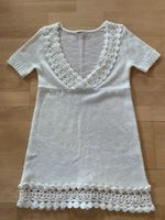 Damen Strick Tunika in ca. Gr. 38 / M, helles Beige