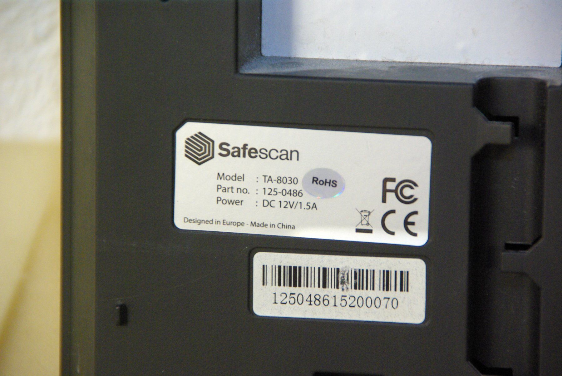 Sistema di controllo: Safescan TA-8030, black, Zeiterfassungssystem – Usato da Herisau venduto da Cevianer1844 4