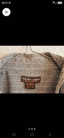 Chemise cadrillée homme Atlas Men, taille XXL état neuve