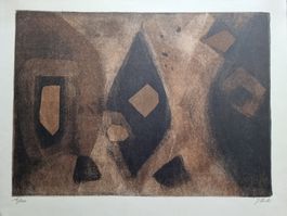 KÜNSTLER  ? LITHOGRAPHIE SIGNIERT NUMMERIERT
