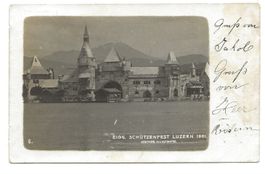 Luzern - Stadt - Eidgen. Schützenfest - echte Foto-AK - 1901