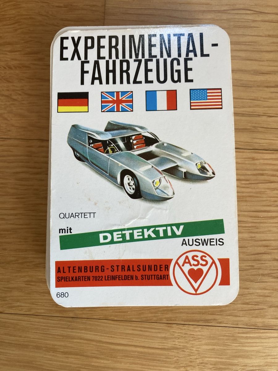 Spiele: Experimental Fahrzeuge Quartett – Gebraucht aus Burgdorf von Jointler