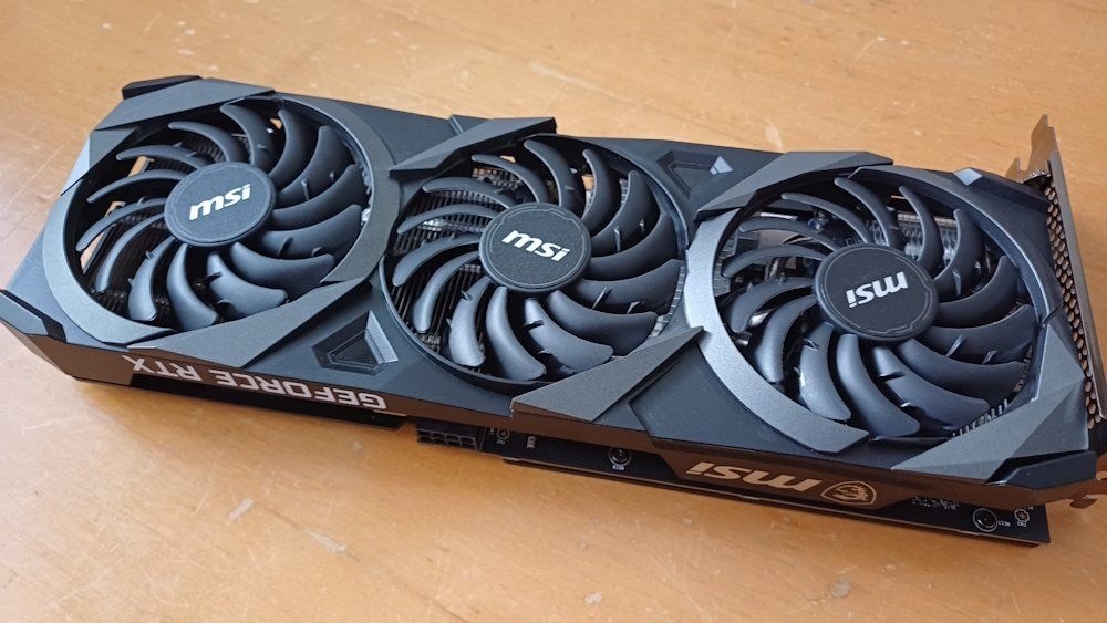 MSI Carte Graphique Nvidia GeForce RTX 3060 Ventus 3X OC 12GB GDDR6  Argenté