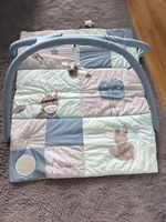 Baby gym Sterntaler patchwork blue animals used