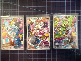 3 Cartes Pokémon Premiers partenaires.