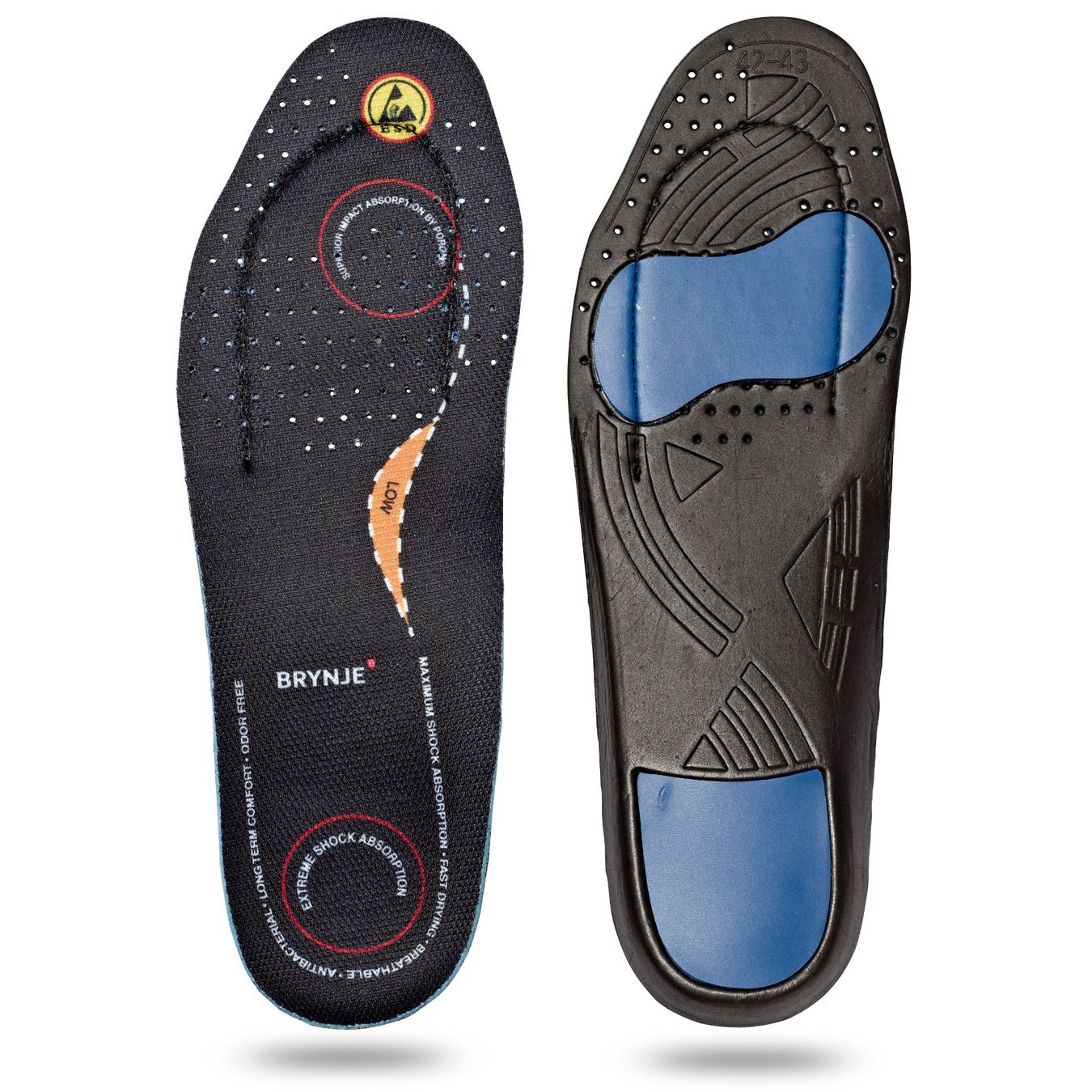 BRYNJE 68201 Fussbett LOW, Gr. 35-37 (Neu und originalverpackt) in ...