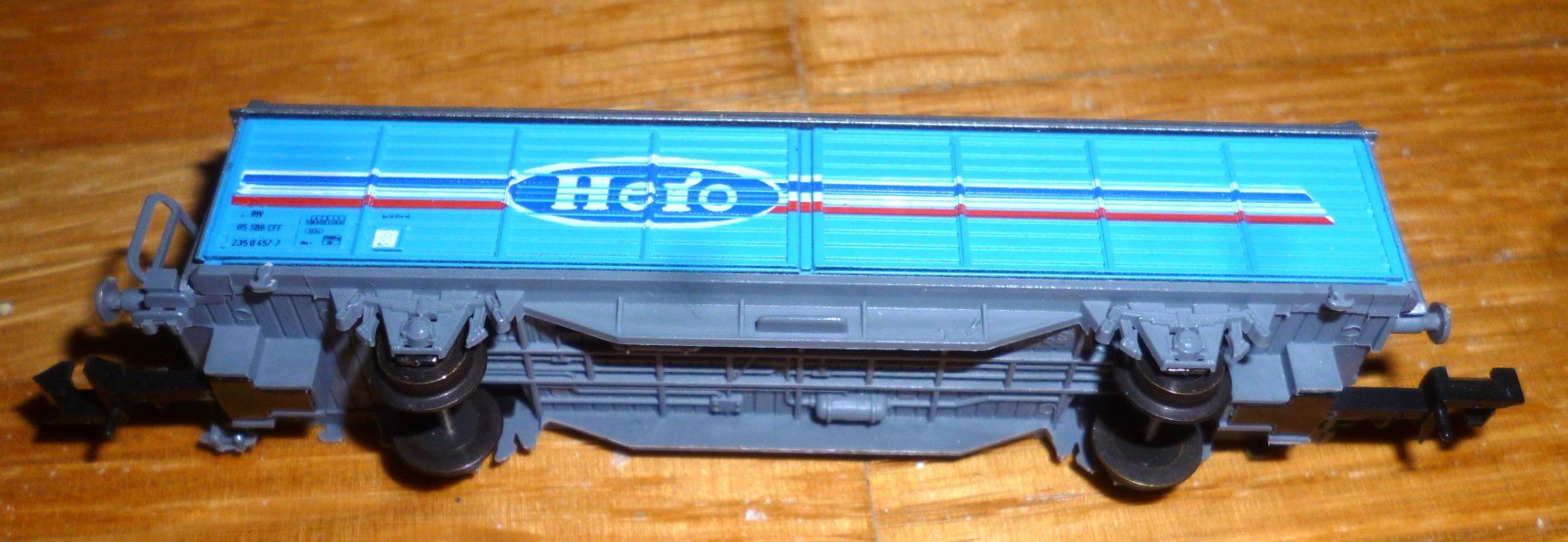 Roco Modellini di ferrovie: SBB- Hbis mit Hero Werbung – Usato da Langenthal venduto da Tbraunbaer 1
