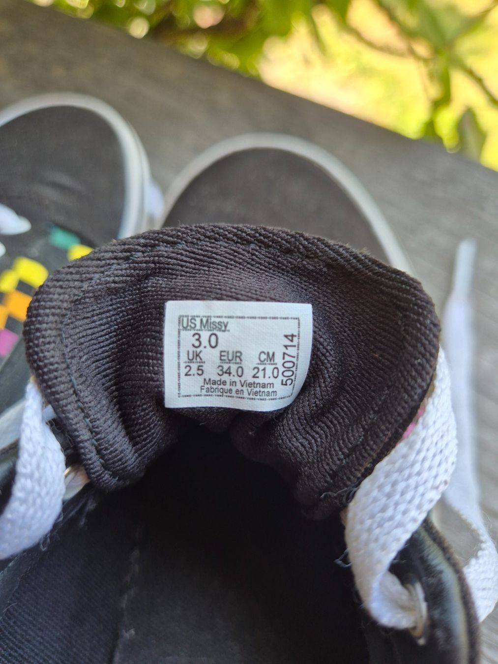 Vans Scarpe per ragazzi: Original Vans "Old Skool Karo" Turnschuhe Grösse 34 – Nuovo (secondo la descrizione) da Sennwald venduto da Grischa500 3