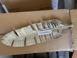 10x Dekoteller Blattform