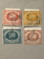 Lot de 4 timbres poste Saint-Marin oblitérés anciens