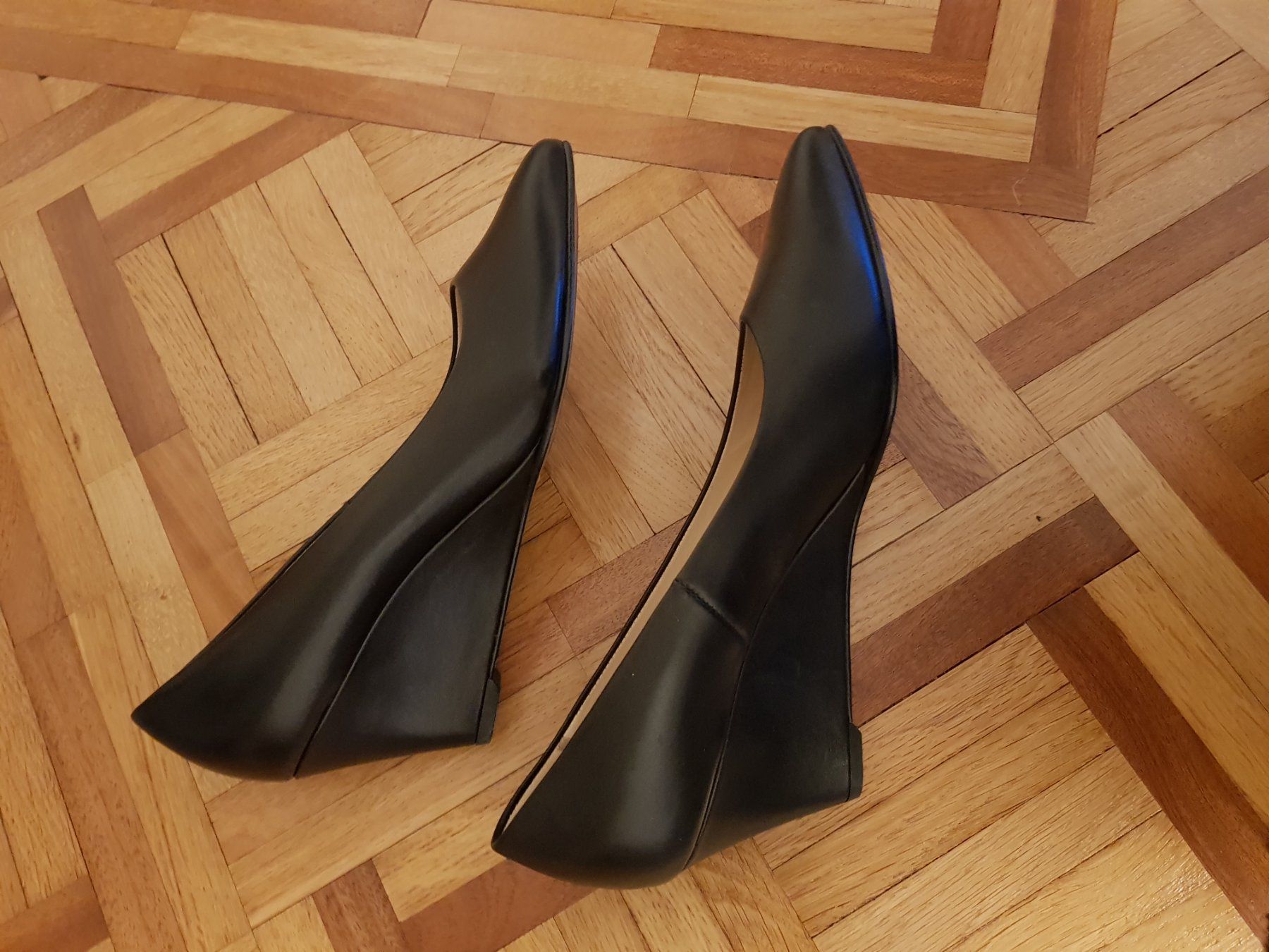 Kaiser Scarpe da donna: Escarpins compensés noirs Peter Kaiser taille 38.5 – Nuovo (secondo la descrizione) da Veyrier venduto da sosozizou 3