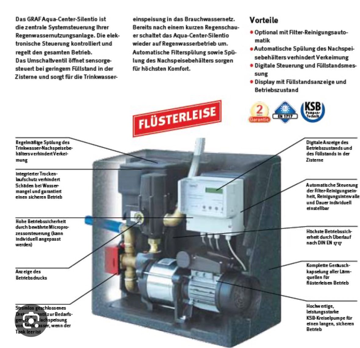 Compressori: Graf Regenwasser- System 15/4 (Profi) – Nuovo e nell'imballaggio originale da Gränichen venduto da Ficht 2
