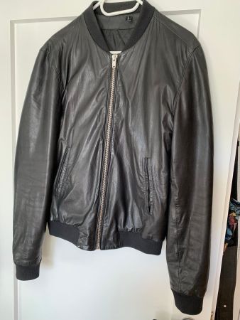 Leder Jacke BLK DNM