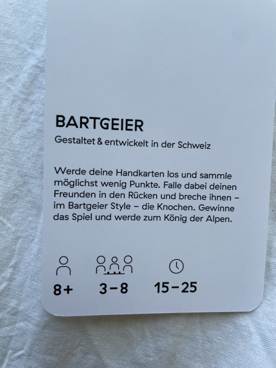 Jeux: Bartgeier Schweizer Spiel – Neuf (Voir description) à St. Gallen par ton_8jp7 2