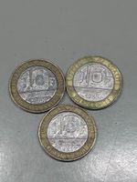 3x 10 franchi francesi del 1988