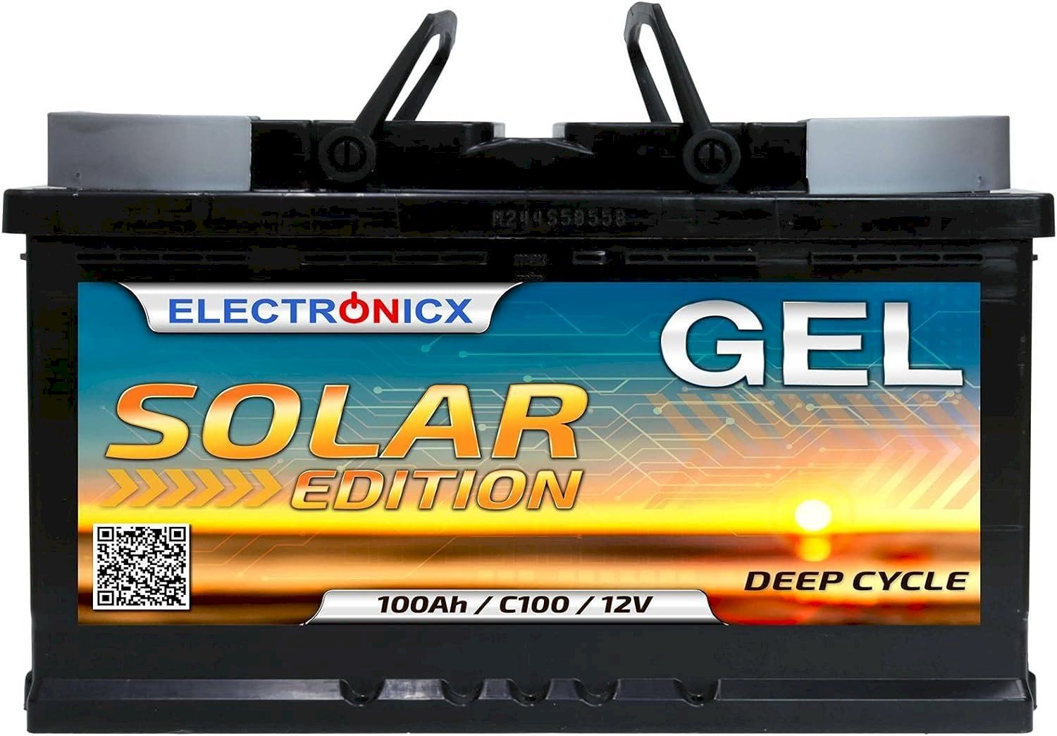 Batterie: Electronicx Solarbatterie 100 AH 12V – Nuovo e nell'imballaggio originale da Bottighofen venduto da zaap 1