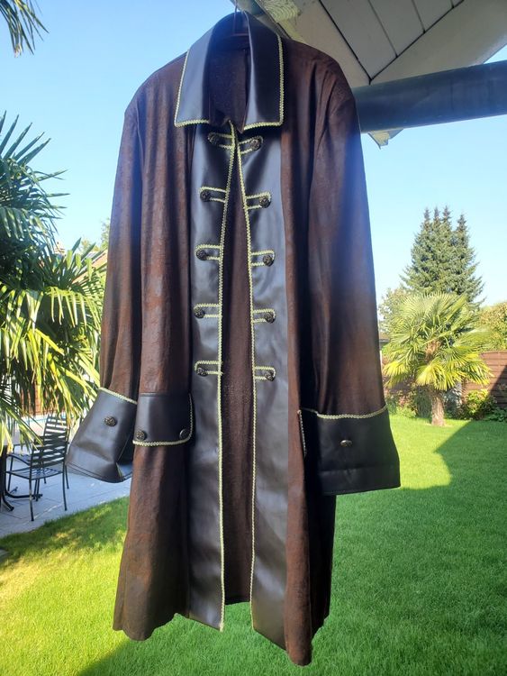 Piratenkostüm Für Hunde Größe L - Mit Schwert, Haken & Hut Für Halloween & Partys