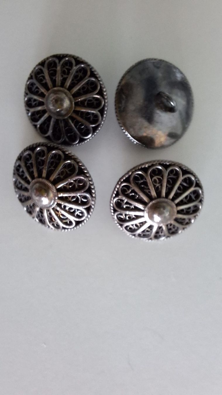 Boutons de manchette: Filigran Trachtenschmuck – D'occasion à Mauensee par Bognau68 3