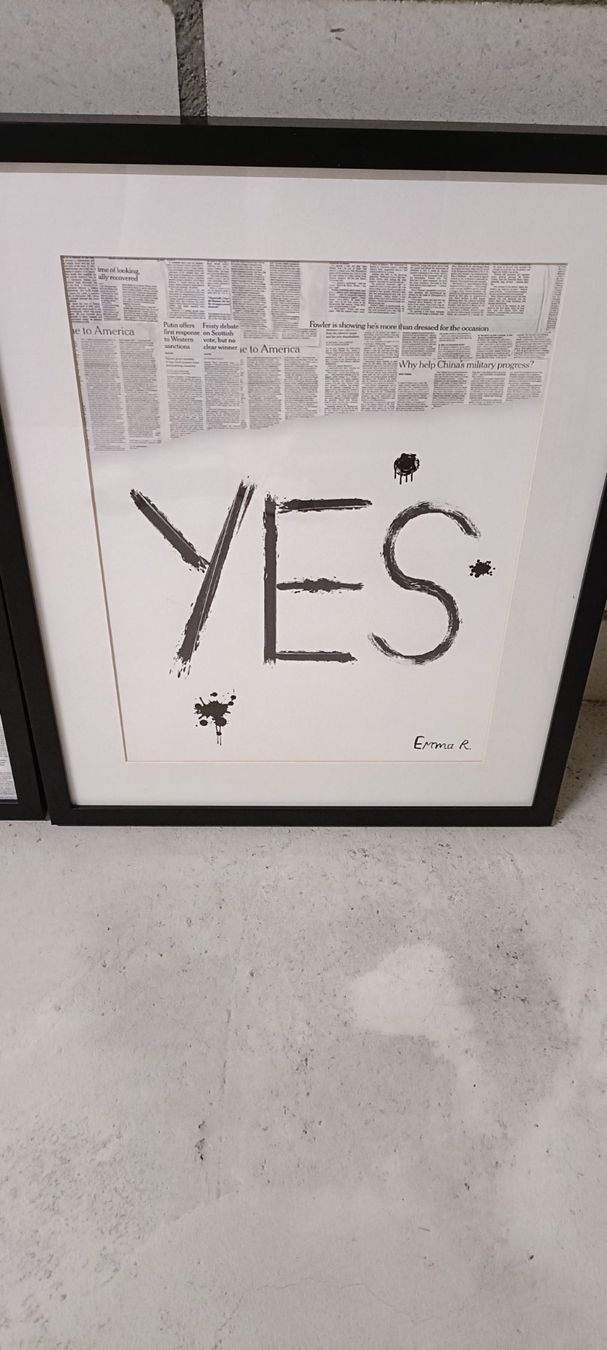 Foto & Immagini: Einzigartige Kunstdrucke - "YES", "&", "OK" - Neu! – Usato da Attelwil venduto da mike2882 3