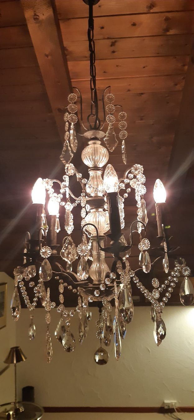 Lampadari & plafoniere: Kronleuchter Schmiedeisen 5 armig – Usato da Uitikon Waldegg venduto da Tibi07