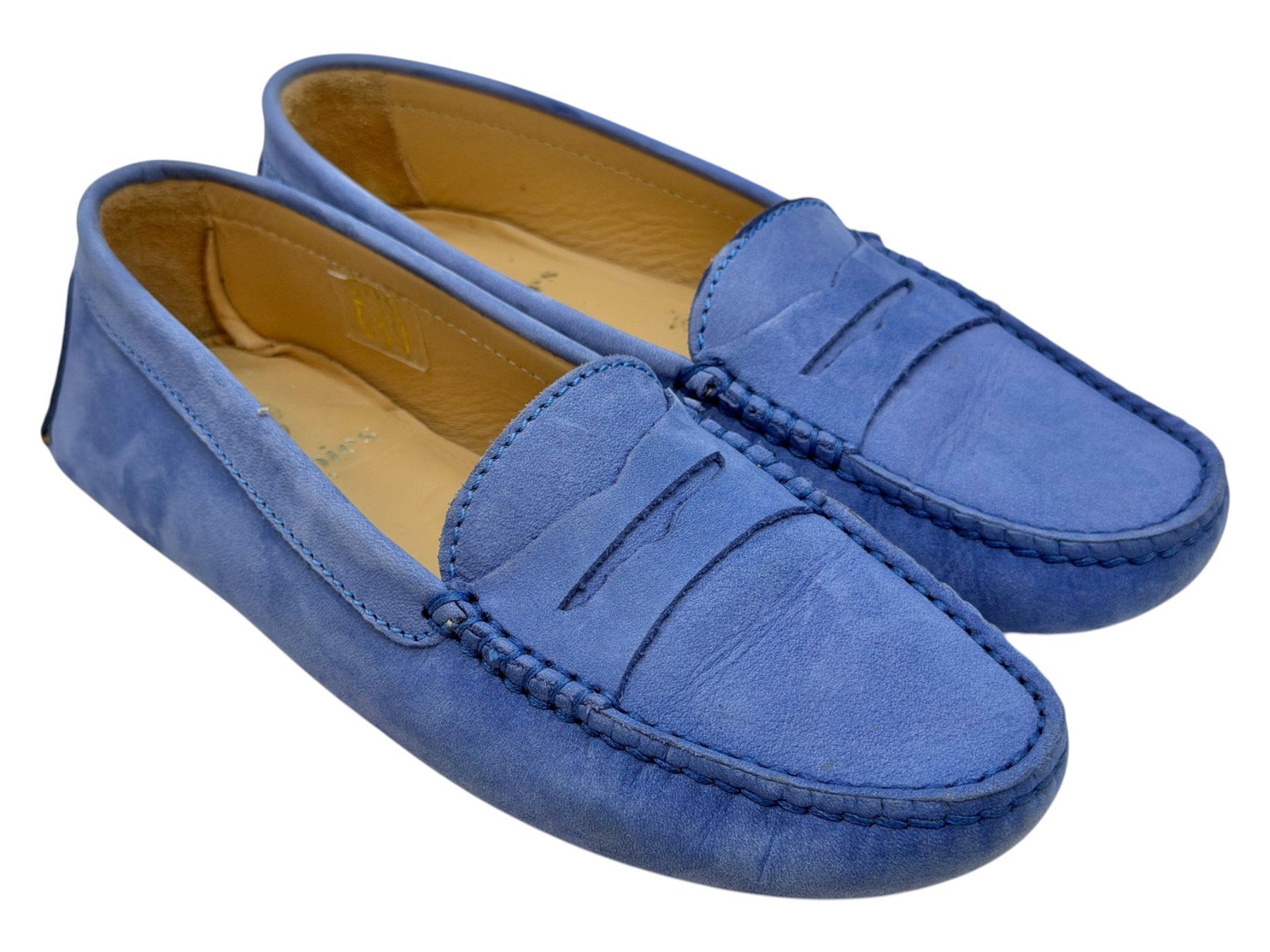 Bobbies Scarpe da uomo: Mocassins Bobbies daim bleu. Pointure 37 – Usato da Cossonay-Ville venduto da PatineDuTemps