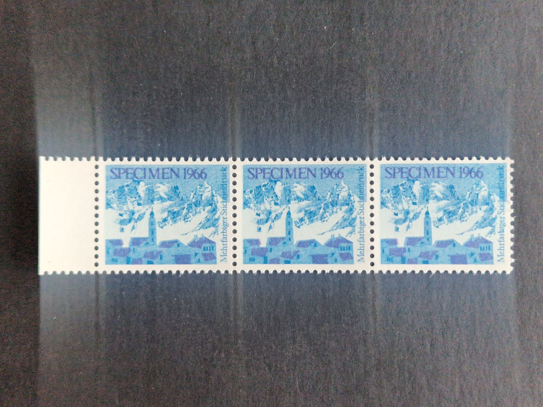 Alle Briefmarken: Specimen 1966  3x postfrisch ** – Gebraucht aus Bouveret von hckoala
