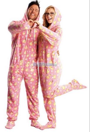 Combinaison pyjama rose Jumpin Jammerz, taille S, canards! (
