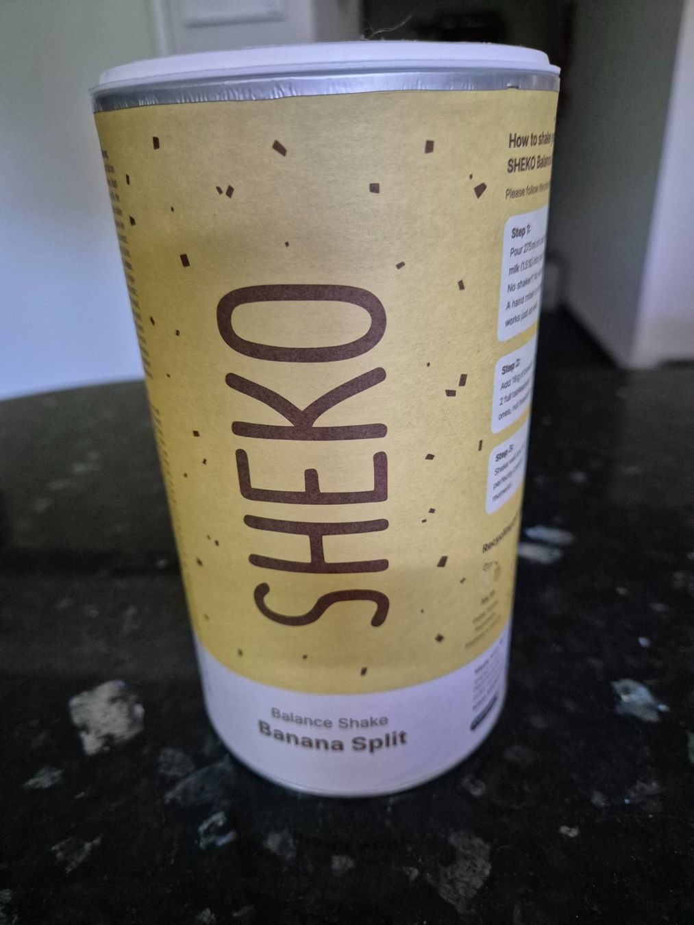 Lebensmittel & Spezialitäten: Sheko Balance Shake Banana Split – Neu und originalverpackt aus Niederglatt ZH von Harvest