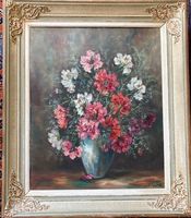 Temperli Arthur. Nelkenstrauss in Vase