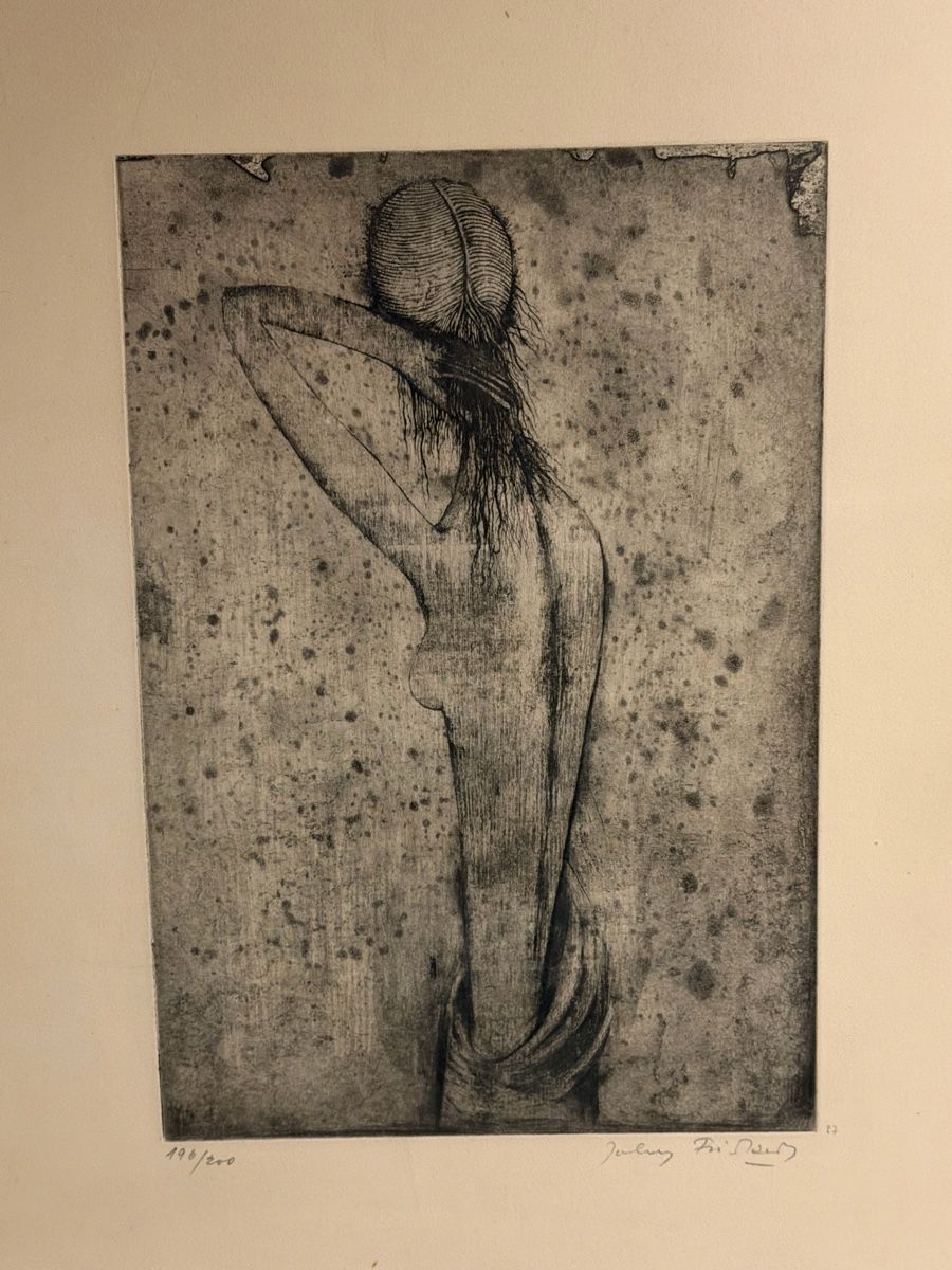 Dipinti: Johnny Friedländer "La Coiffure" 110/200 – Usato da Winterthur venduto da Messenger