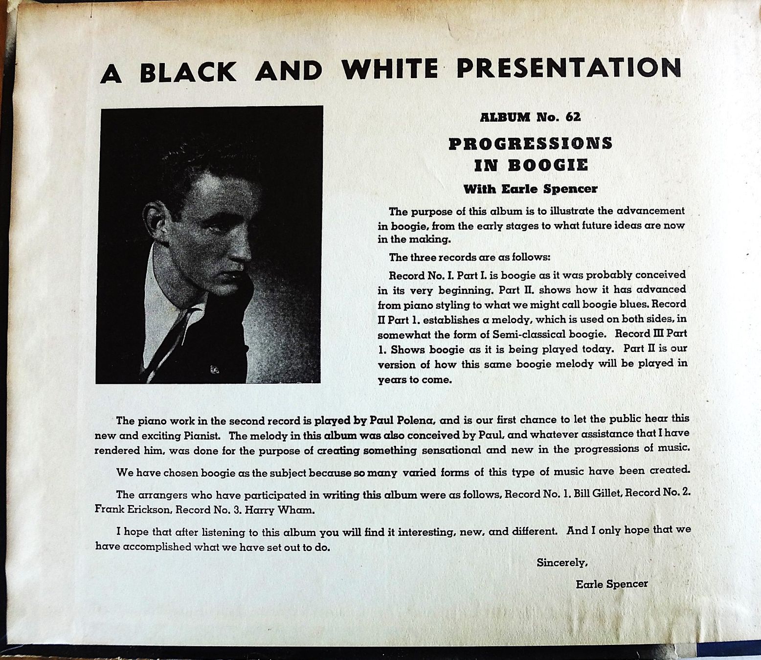 Schallplatten: Earl Spencer, Schellackplatten Jazz Album – Gebraucht aus Hemishofen von Phonomandy 1