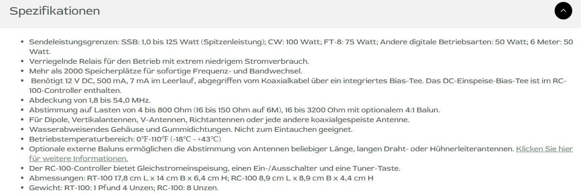 Radiocomunicazione: LDG / RT-100 Outdoor Antennentuner Mit RC-100 Controller – Usato da Rothrist venduto da Fsuser 6