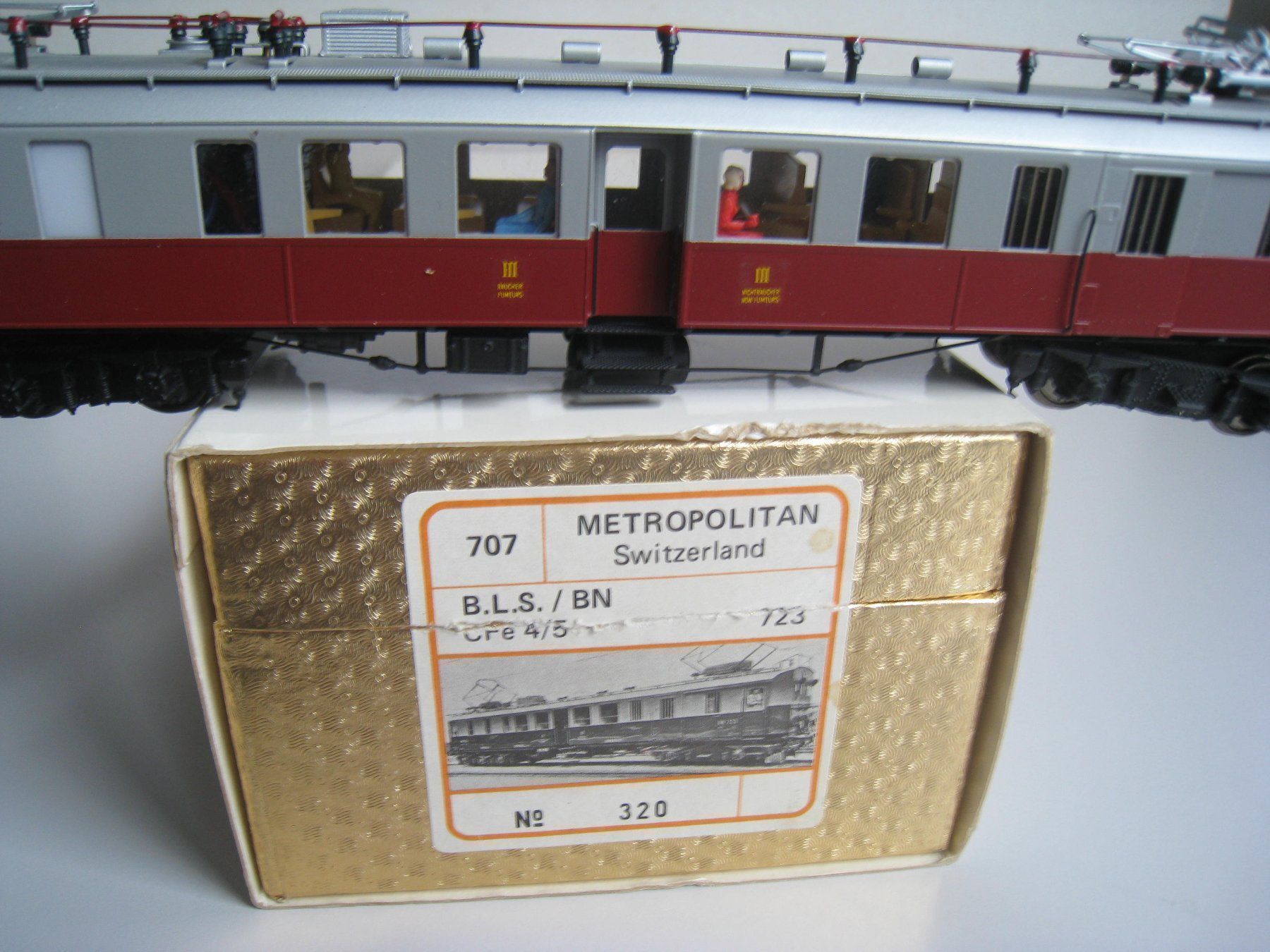 Metropolitan Modellini di ferrovie: Metrop CFe 4/5 724 BN-Triebwagen, 707 – Usato da Buchs ZH venduto da swiss-train