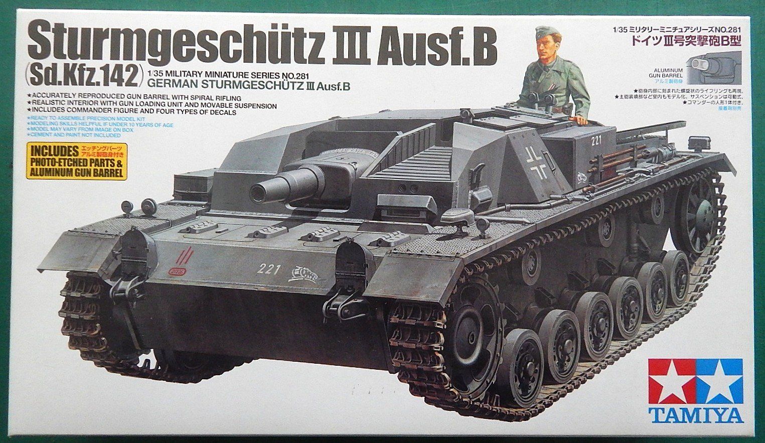 Tamiya Kit di modellismo & Modellini statici: Sturmgeschütz III Ausf. B – Usato da Neuchâtel venduto da PAB2000
