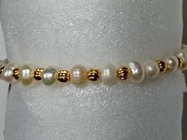 armband süsswasserperlen,,elastisch
