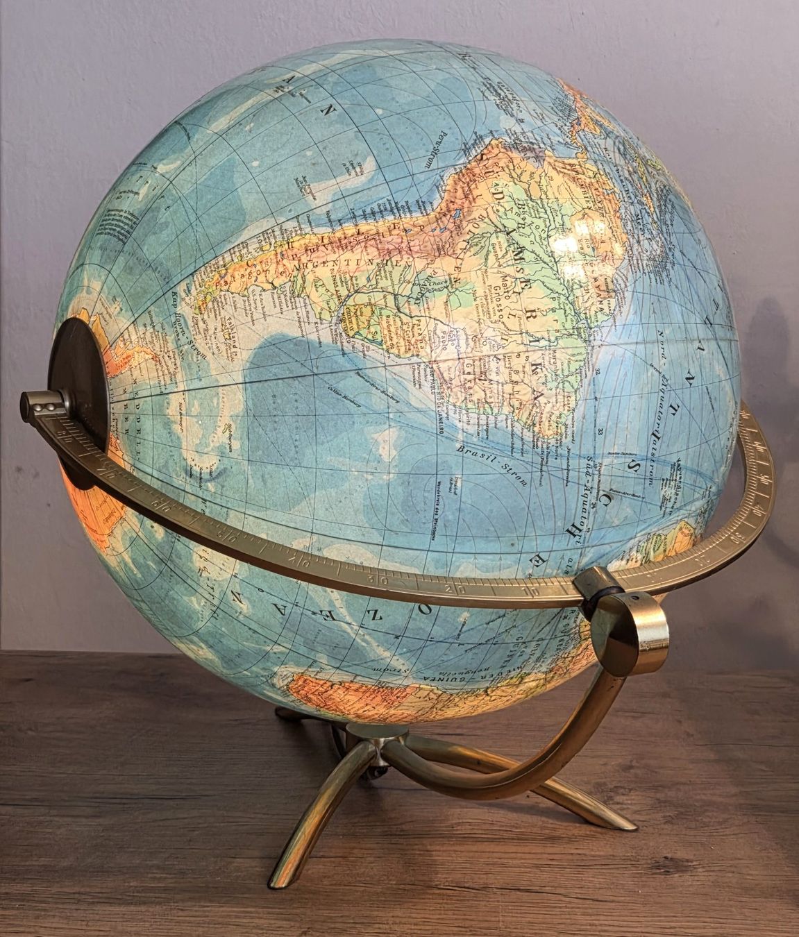 Altro in Decorazioni & Accessori: Mid-Century Glas Globus mit Beleuchtung – Usato da Kriens venduto da 1mars10 1