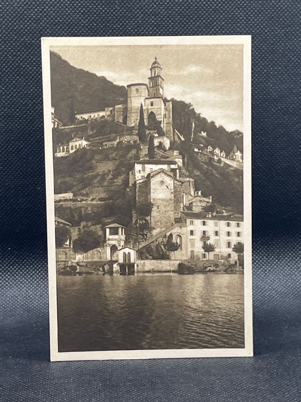 Ansichtskarten: Morcote Lago di Lugano – Gebraucht aus Widnau von Brusi9